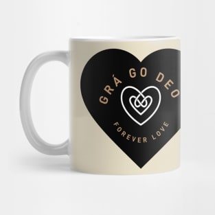 Forever Love Irish Celtic Heart Mug